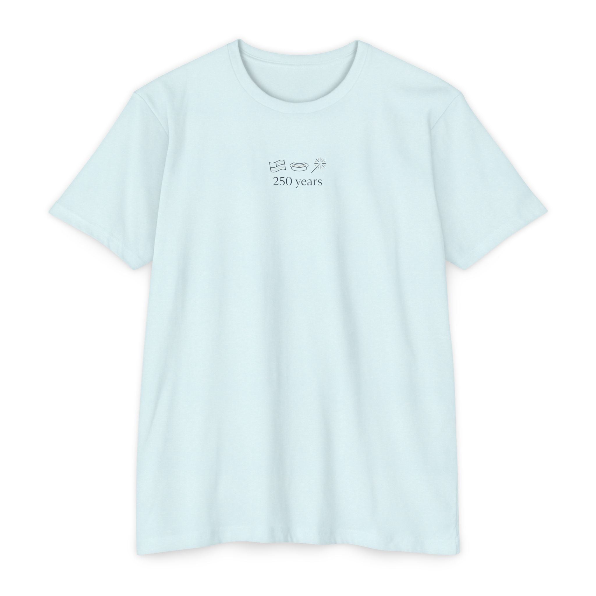 Minimalist '250 Years' Vintage Camera T-Shirt