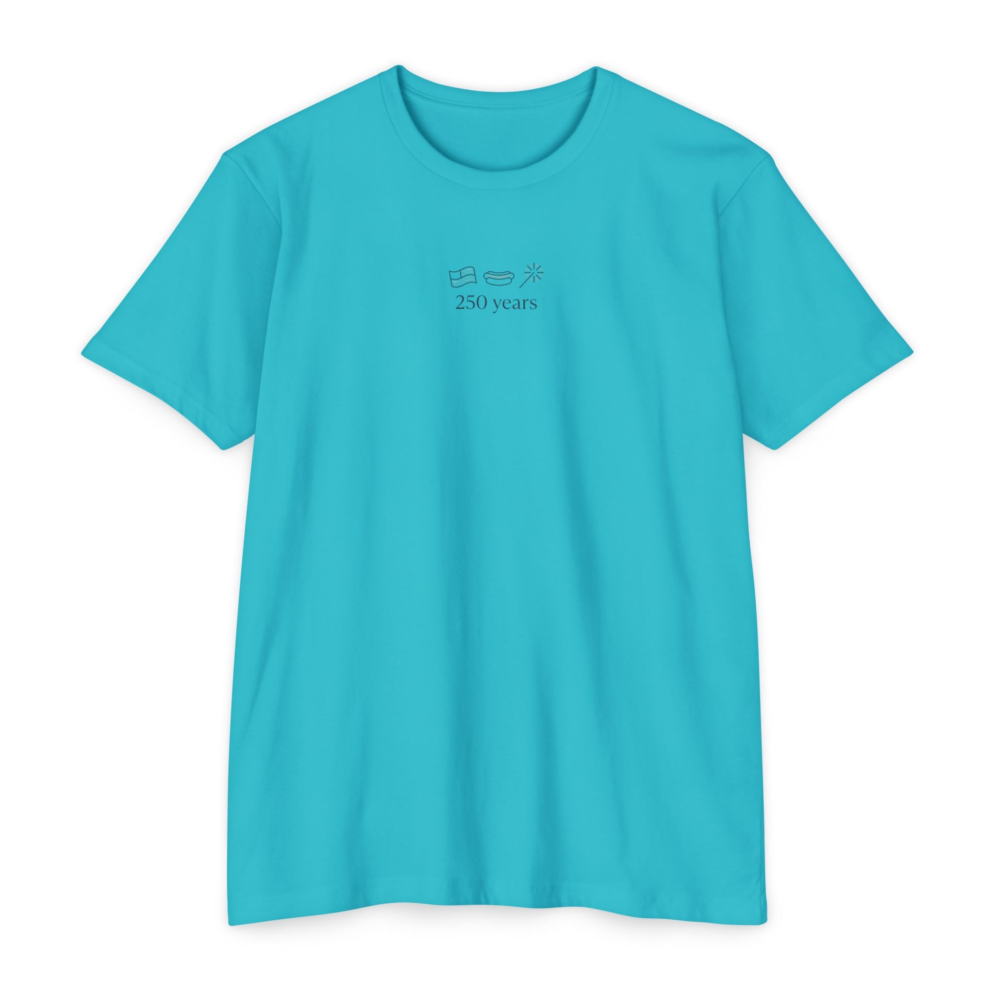 Minimalist '250 Years' Vintage Camera T-Shirt