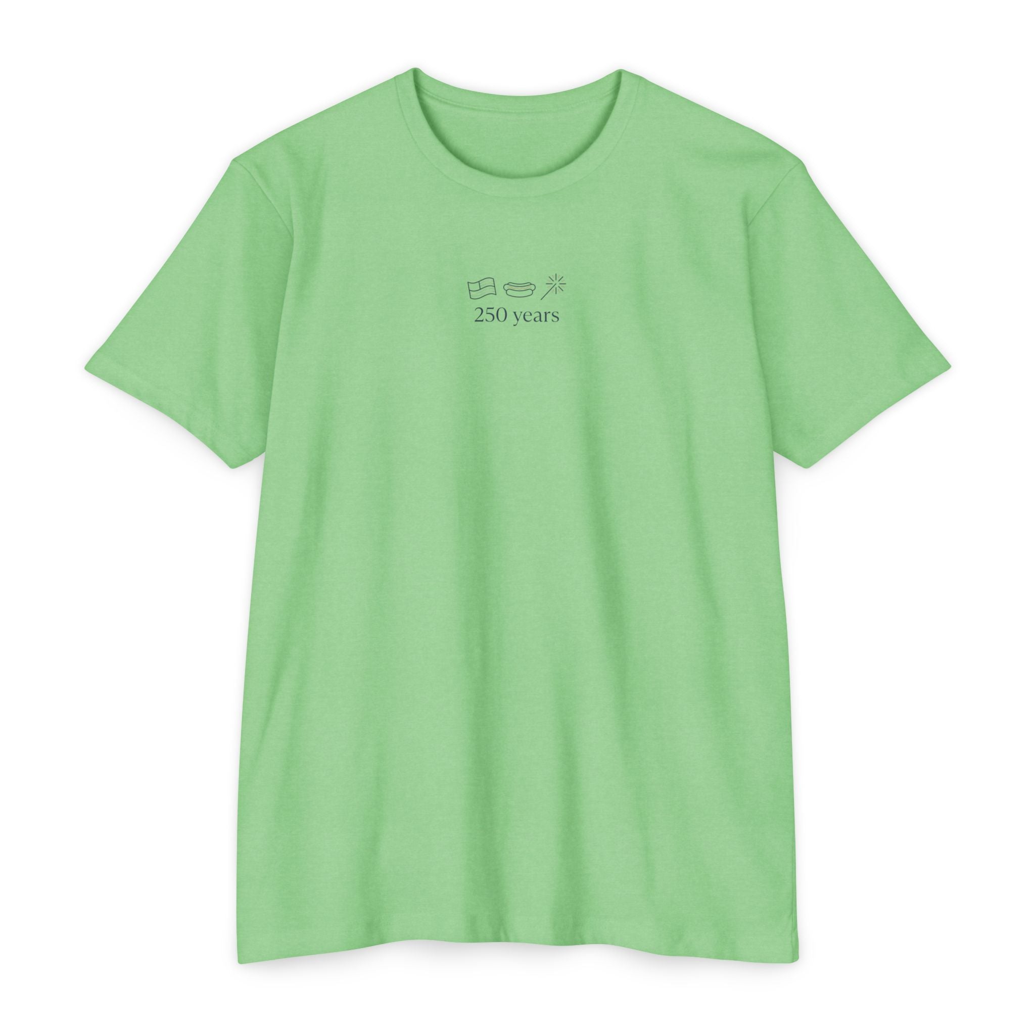 Minimalist '250 Years' Vintage Camera T-Shirt