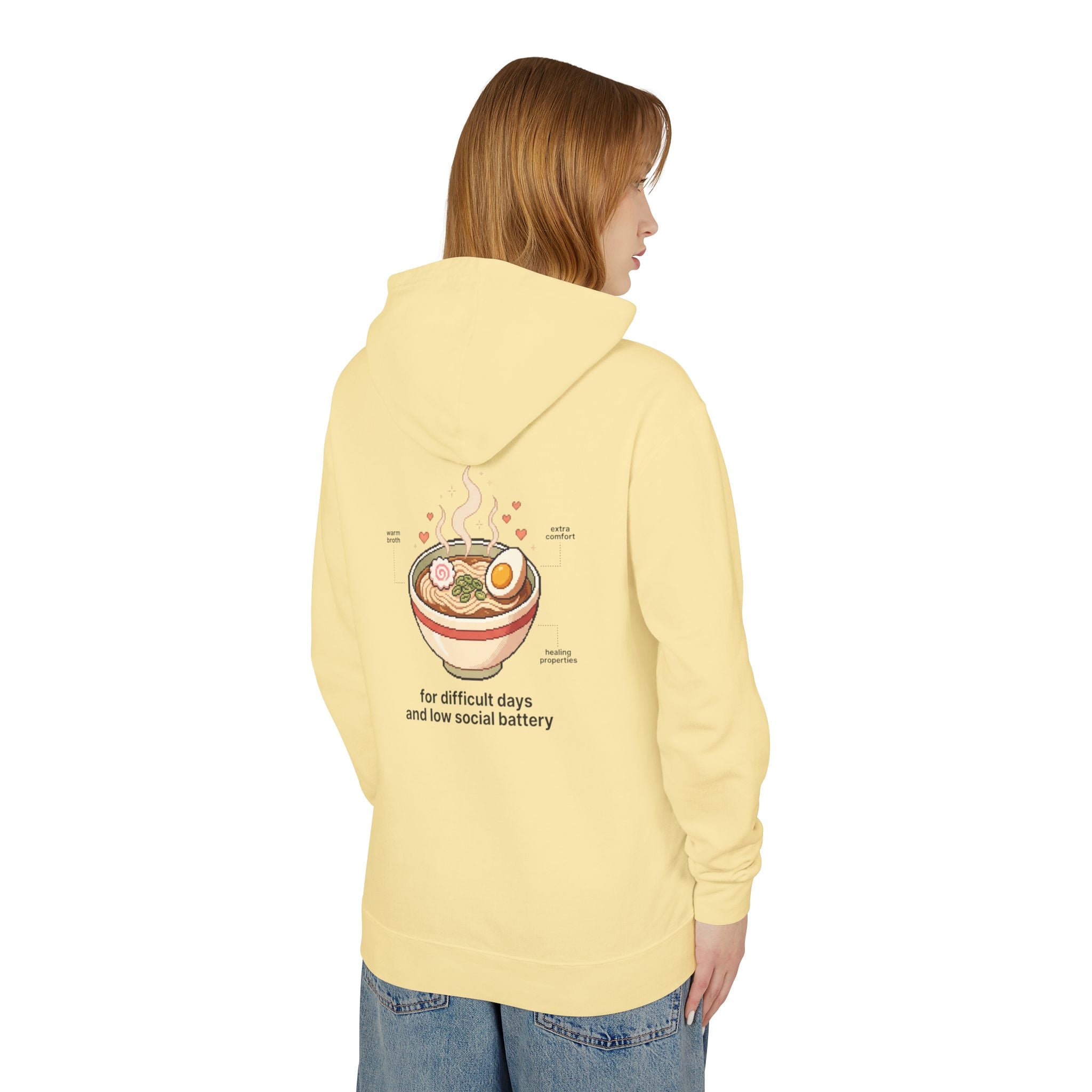 Unisex Lightweight Hooded Sweatshirt