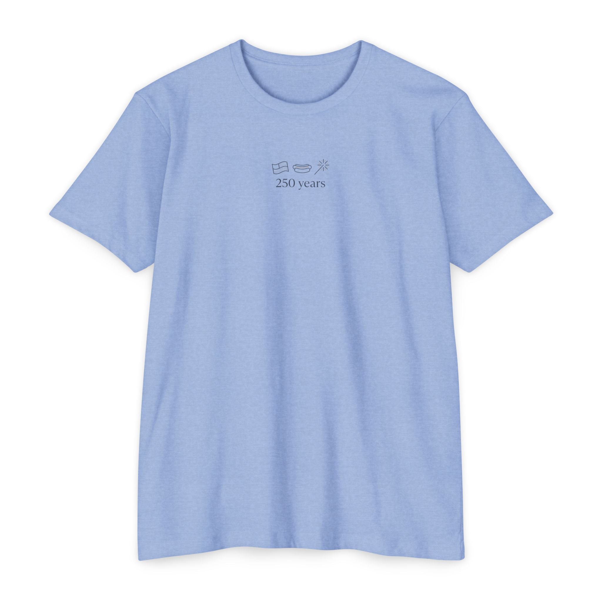 Minimalist '250 Years' Vintage Camera T-Shirt