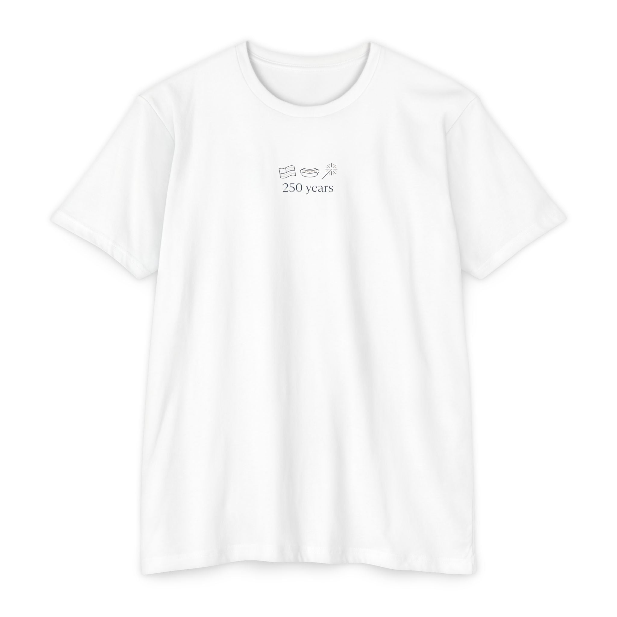 Minimalist '250 Years' Vintage Camera T-Shirt